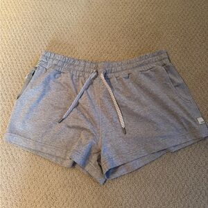 Vuori Light Gray Women's Drawstring Shorts
